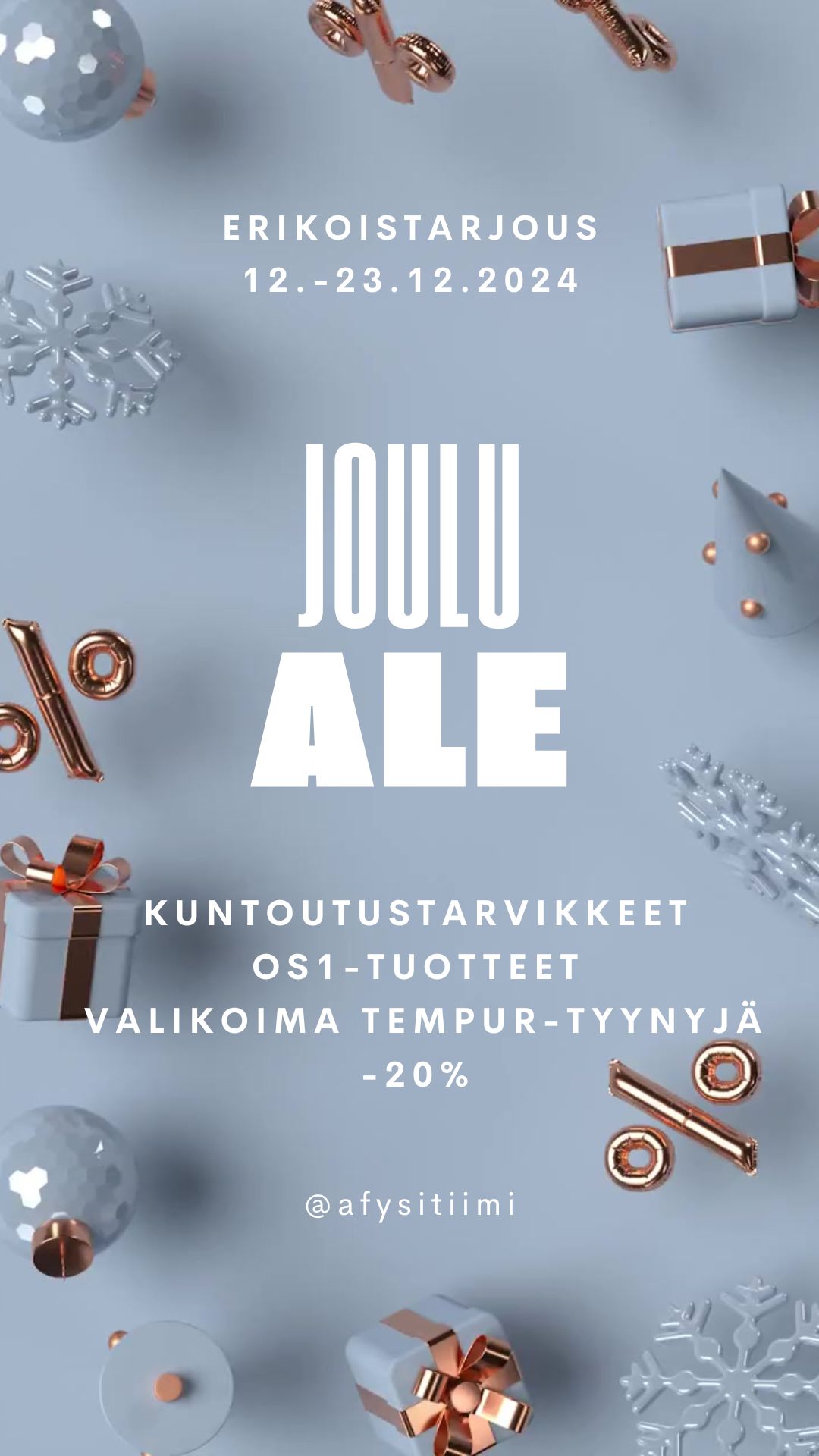 voimassa 23.12.2024 saakka tai niin kauan kuin tuotteita riittää